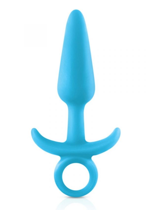 Firefly Prince Small Anal Plug Silicone Glow In The Dark - Blue