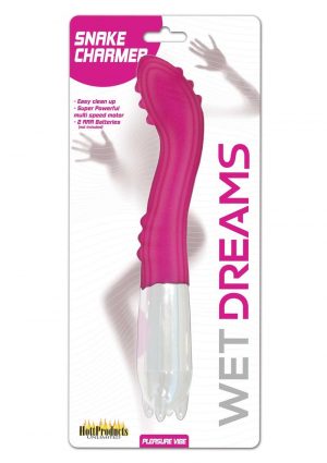 Wet Dreams Snake Charmer Textured Vibrator Magenta