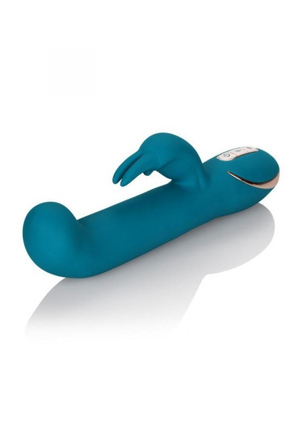 Jack Rabbit Signature Silicone Rocking G Rabbit USB Rechargeable Waterproof Blue