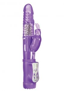 Energize Her Bunny 04 Dual Motor Rotating Rabbit Vibe Waterproof Purple 9 inch