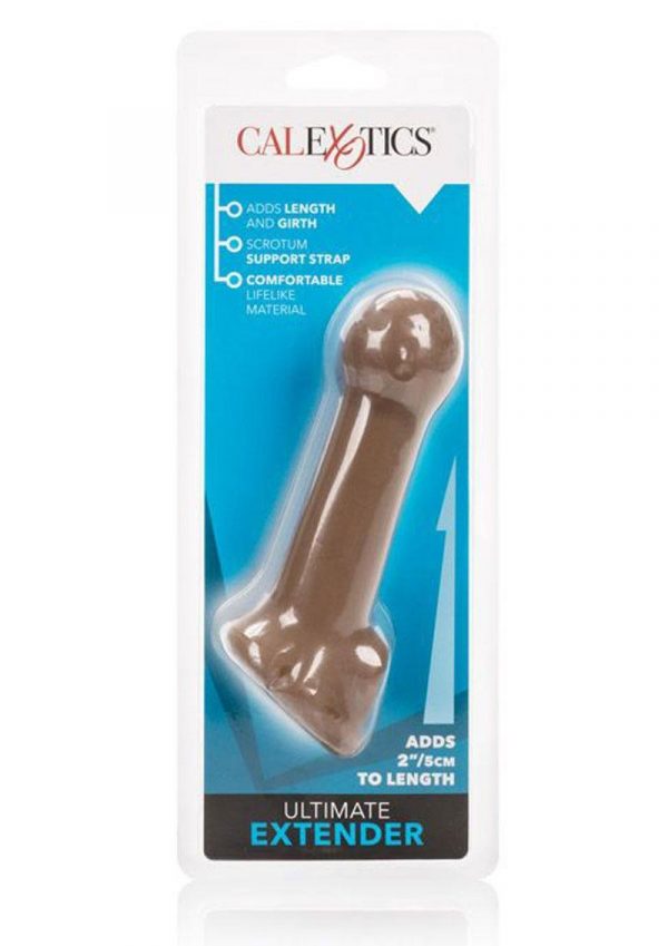 Ultimate Extender Penis Sleeve Brown 6.25 Inch