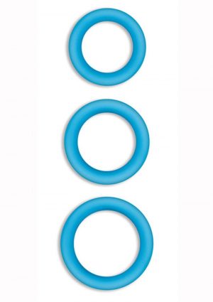 Firefly Halo Small Silicone Cock Ring Blue