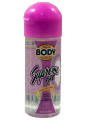 Body Action Supreme Gel Water Based Lubricant 2.3 Ounce