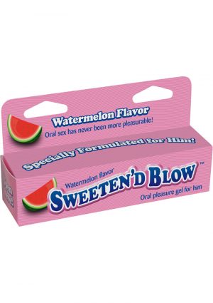 Sweeten D Blow Oral Pleasure Gel Watermelon 1.5 Ounce