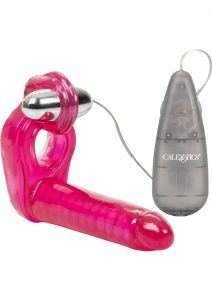 The Ultimate Triple Stimulator Flexible Probe And Enhancer With Removable Multispeed Bullet Pink