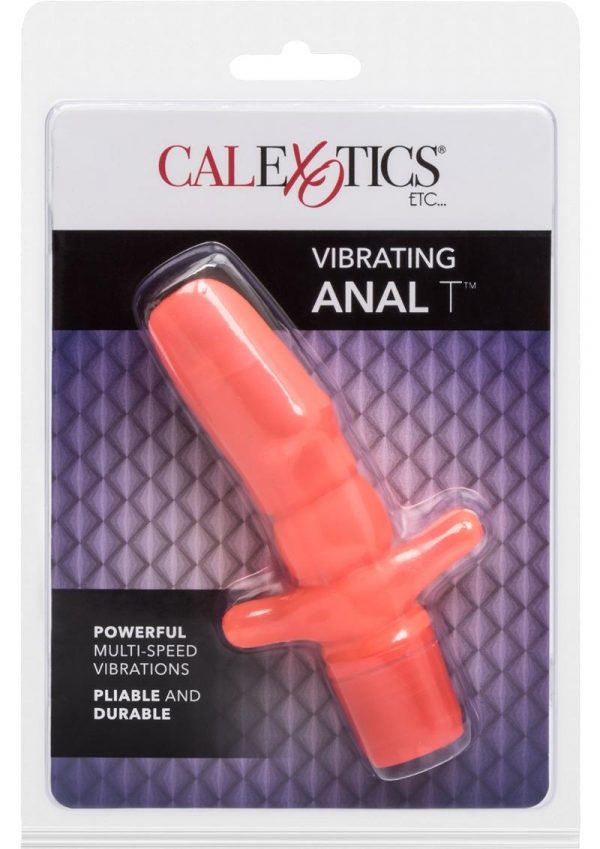 VIBRATING ANAL T 3.25 INCH PINK