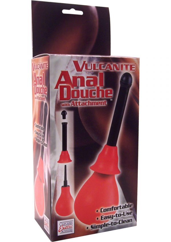 Vulcanite Anal Douche With Attachment