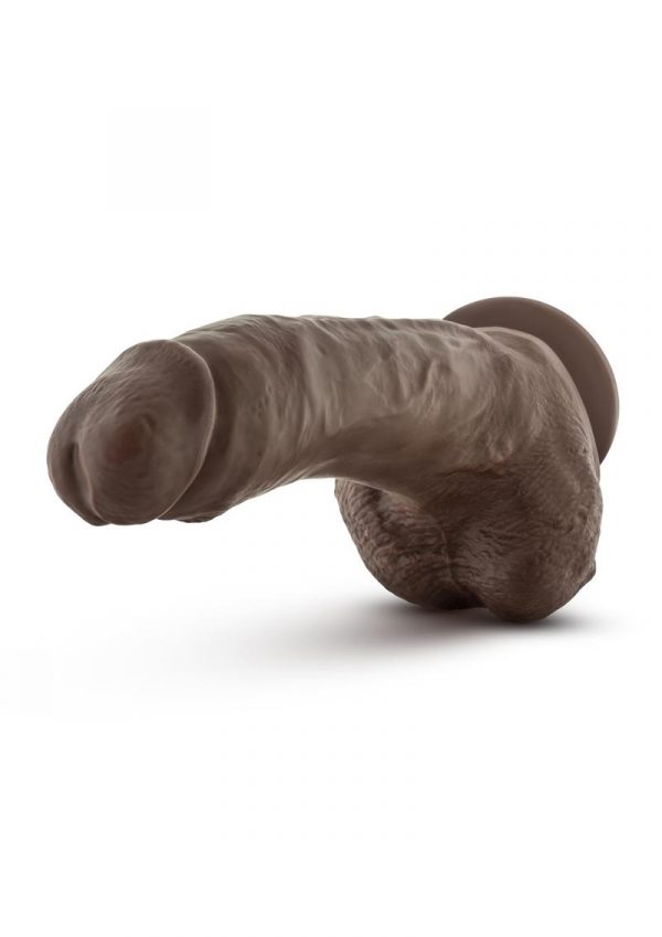 Dr. Skin Mr. Mayor Realistic Dildo Chocolate 9 Inch