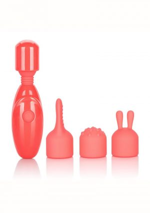 Calexotics Rechargeable Massager Kit Waterproof Red