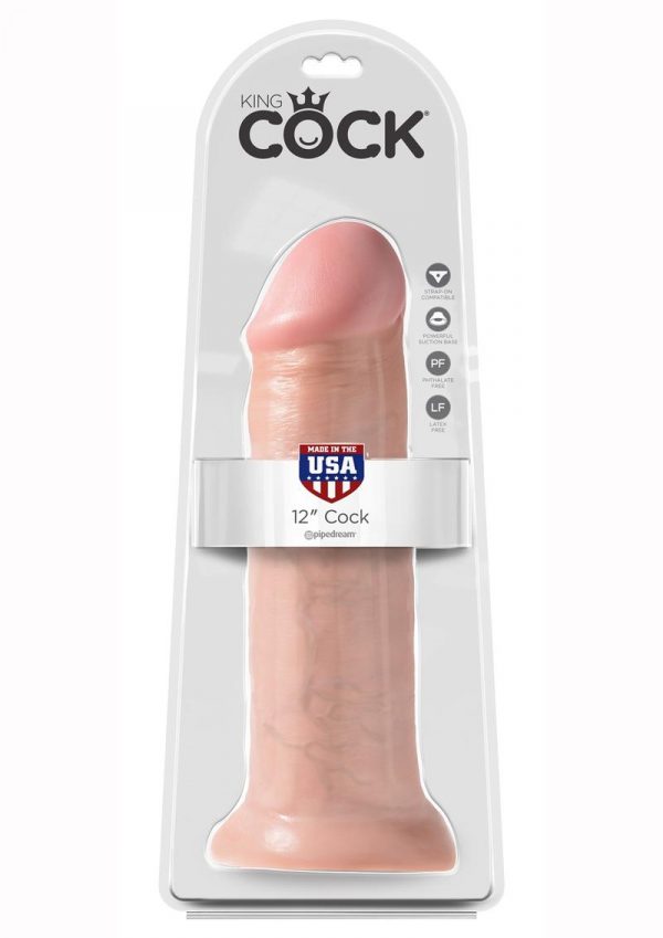 King Cock Realistic Dildo Flesh 12 Inch