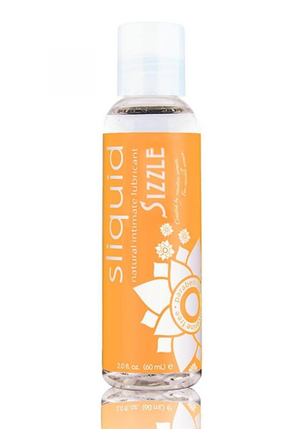 Sliquid Natural Sizzle Stimulating Lubricant 2 Ounce