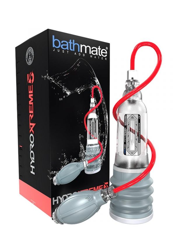 Bathmate Hydroxtreme5 Penis Pump Waterproof Clear