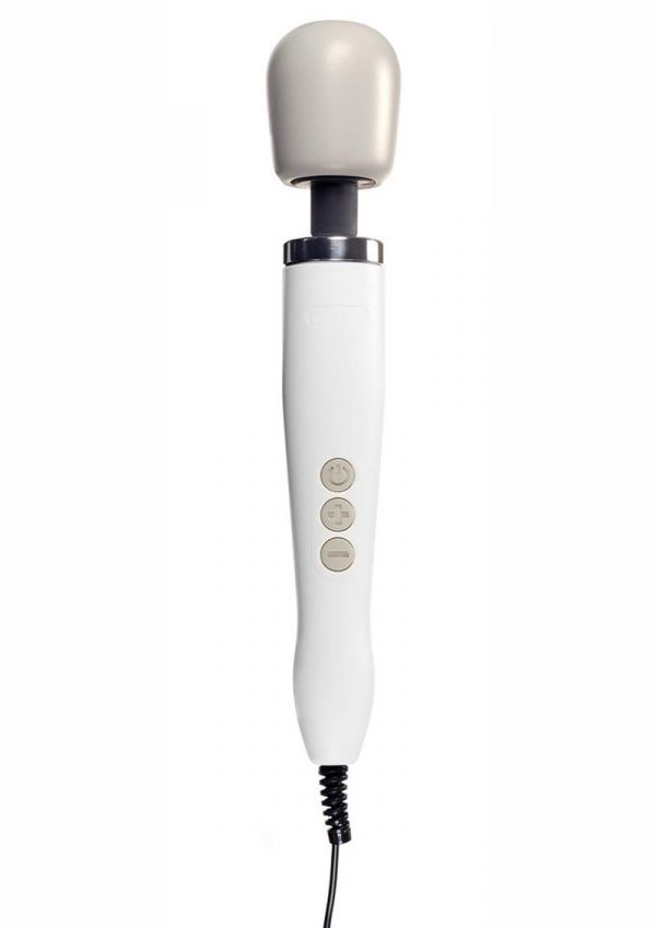 DOXY Plug-In Vibrating Wand Body Massager White