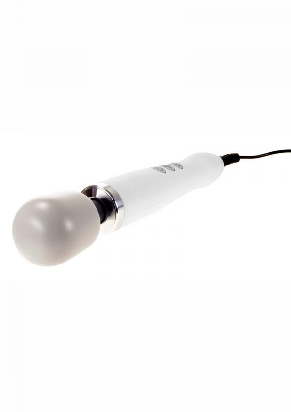 DOXY Plug-In Vibrating Wand Body Massager White