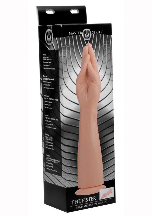 Master Series The Fister Hand And Forearm Dildo Flesh 15 Inch