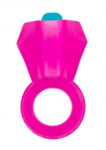 Rock Candy Vibrating Bling Pop Cock Ring Pink