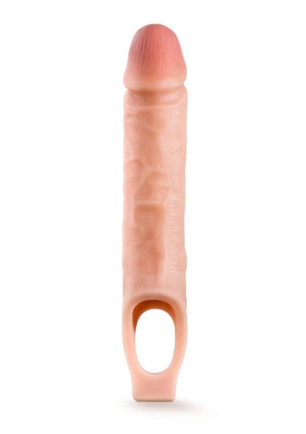 Performance Cock Sheath Penis Extender 10 Inch Flesh