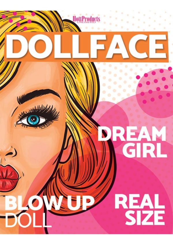 Doll Face Real Life Size Female Blow-Up Doll 5.2 Inches