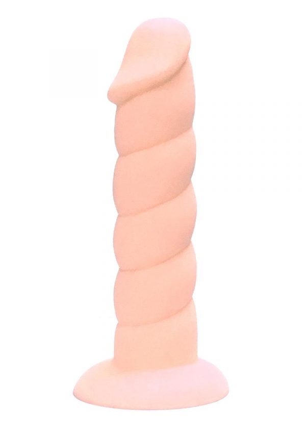 Rock Candy Suga Daddy 7 Dildo Non Vibrating suction Cup Base Flesh