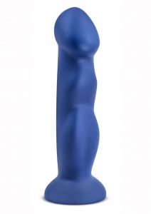 Avant D12 Suko Non Vibrating Dildo Silicone Suction Cup Base Harness Compatible Waterproof Blue