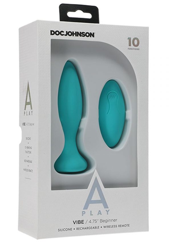 A-play Vibe Begin Plug W/remote Teal