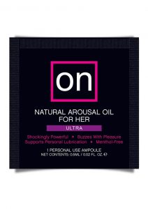 On For Her Arousal Ultra Oil Single Use Ampoule