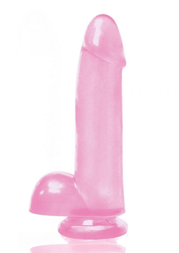 The 9`s - Diclets Jelly Dildo 7in - Pink