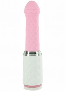 Pillow Talk Feisty Silicone Thrusting andamp; Vibrating Massager - Pink