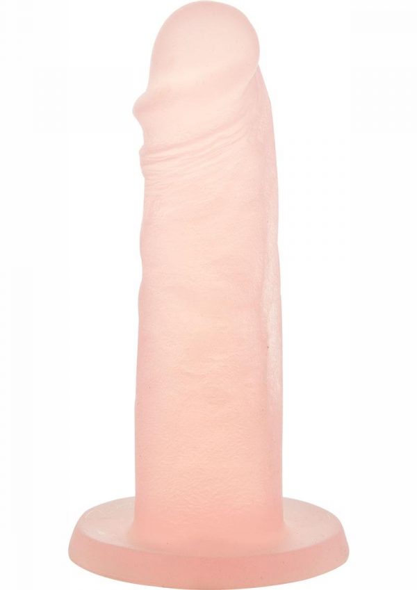 Addiction Cocktails Vibrating Silicone Dildo 5.5in - Peach Bellini