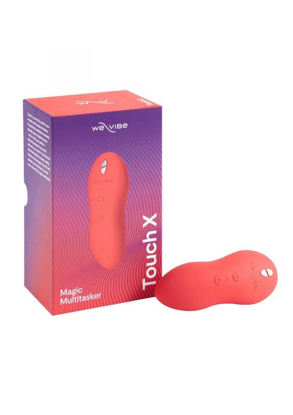 We-Vibe Touch X Rechargeable Silicone Clitoral Mini Vibrator - Crave Coral