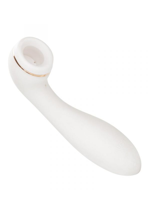 Empowered Smart Pleasure Idol Silicone Rechargeable Stimulator - White