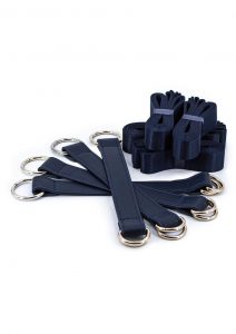 Bondage Couture Tie Down Straps - Blue