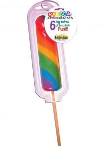 Rainbow Jumbo Cock Lolipop