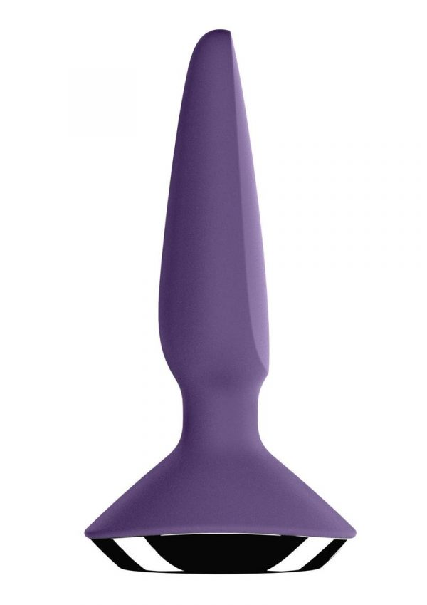 Satisfyer Plug-ilicious 1 Silicone Vibrating Anal Plug - Purple