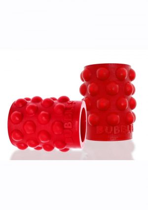 Bubbles Silicone Nipple Suckers - Red