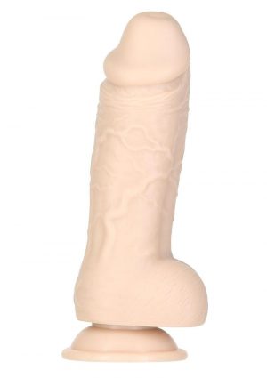 Addiction Roman Silicone Dildo with Bonus Bullet 8in - Vanilla