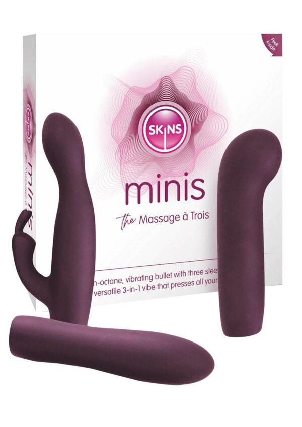 Skins Mini`s Massage A Trois - White/Magenta