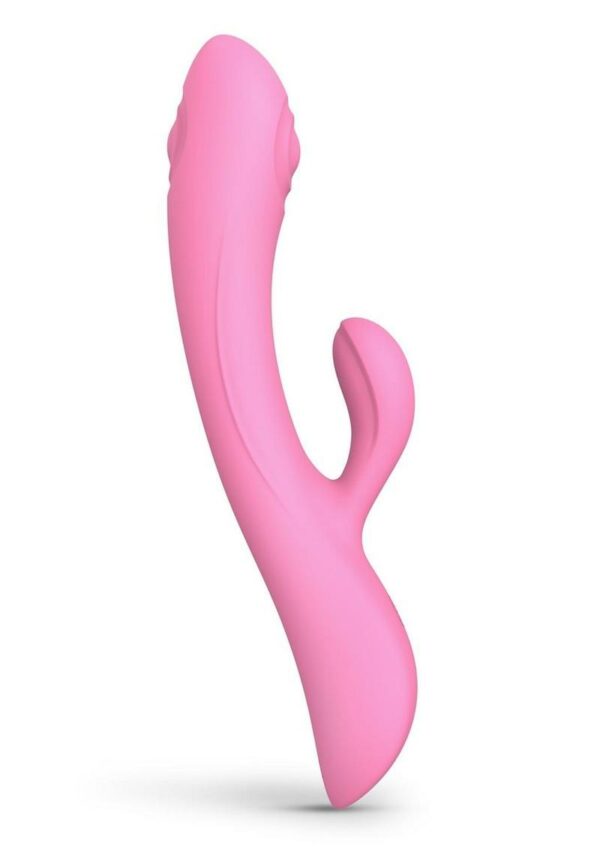 Bunny andamp; Clyde Rechargeable Silicone Rabbit Vibrator - Pink Passion