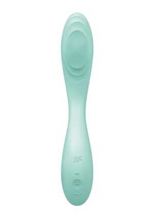 Satisfyer Rrrolling Pleasure Rechargeable Silicone Vibrator - Mint