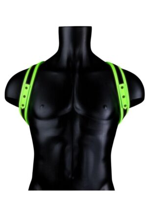 Ouch! Sling Harness Glow in the Dark - Large/XLarge - Green