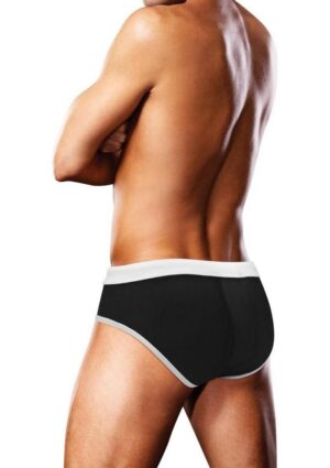 Prowler Oversized Paw Swimming Brief - Large - Black/Rainbow