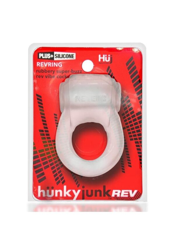 Revring Reverb Vibrating Cock Ring - Clear Ice