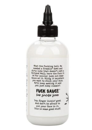 Fuck Sauce Cum Scented Water Based Lubricant 8oz.