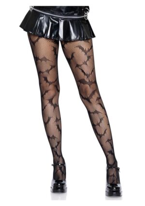 Leg Avenue Bar Net Tights - O/S - Black