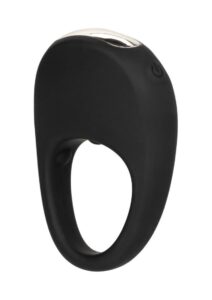 Couples`s Enhancers Silicone Rechargeable Pleasure Ring - Black