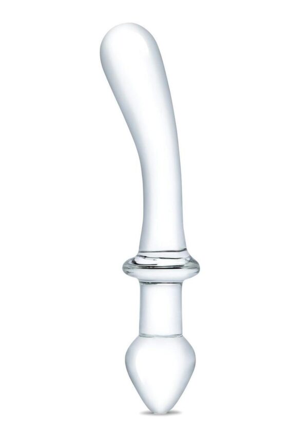 Glas Classic Curved Dual-Ended Dildo 9in - Clear