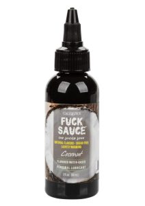 Fuck Sauce Flavored Water Based Personal Lubricant Coconut 2oz