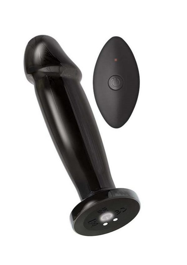 Ass-Sation Remote Control Vibrating Metal Anal Ecstasy - Black