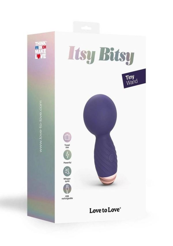 Itsy Bitsy Rechargeable Silicone Bullet - Midnight Indigo