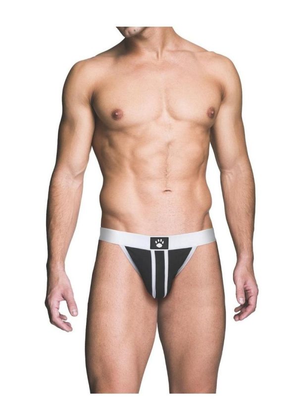 Prowler Red Ass-Less Jock - XXLarge - White/Black